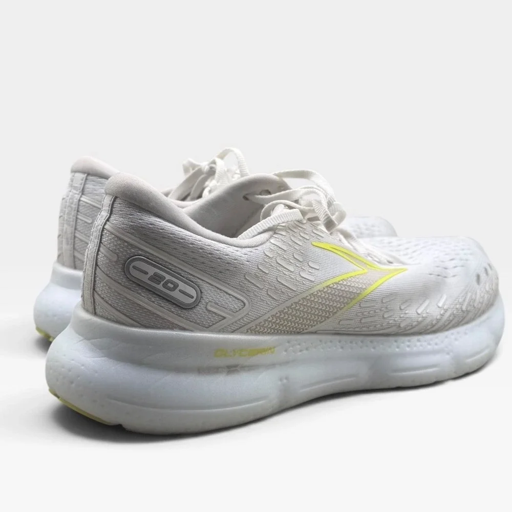 Brooks Glycerin 20 Running Shoes Mens 10 Neutral DNA LOFT v3 White No Insoles
